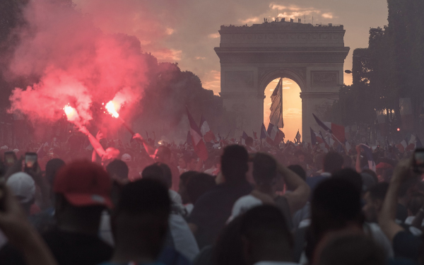 A protest in France