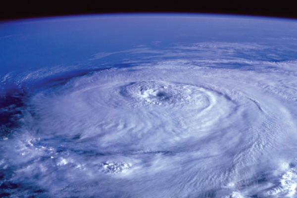 Satellite Image of Hurricane