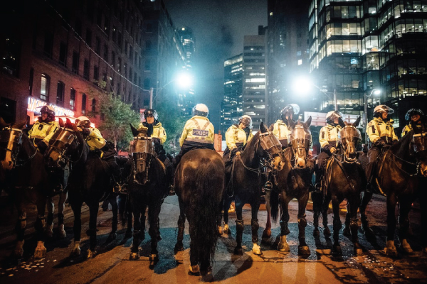 Police on Horse