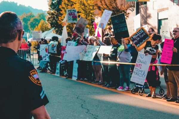 Police and Protesters