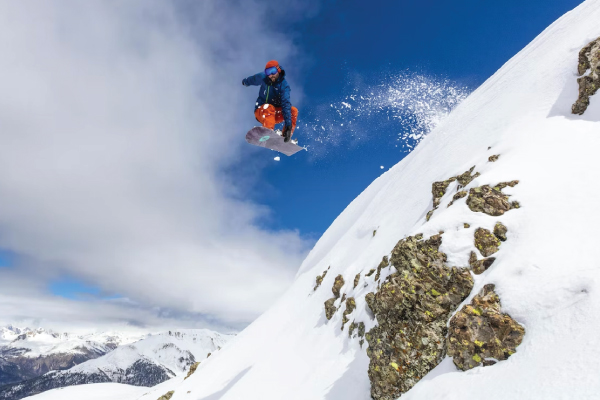 snowboarding