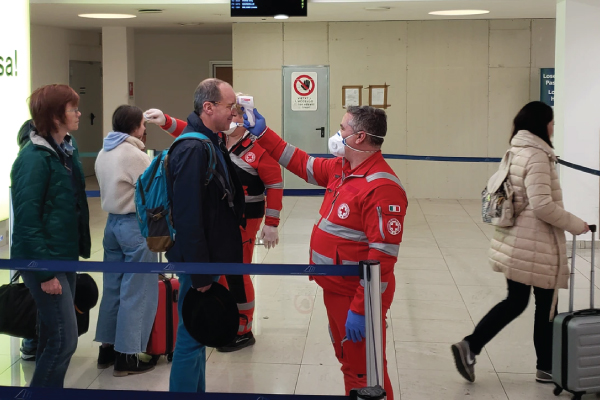 Temperature Checking at Airport